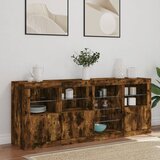  Komoda s LED svjetlima boja dimljenog hrasta 164 x 37x 67 cm | shoptok.hr