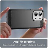 Techsuit Carbon Silicone maska za Xiaomi Redmi 15C 4G / Redmi 15C 5G - crna | shoptok.hr