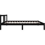  Okvir za krevet od masivnog drva crni 100 x 200 cm | Eponuda.com