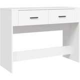 vidaXL Konzolna mizica bela 100x39x75 cm inženirski les | Shoptok.si