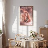  Slika - Space Flamingo (1 Part) Vertical 60x90 U prirodnom drvenom okviru | shoptok.hr