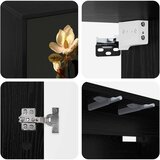  ormar za montažu na zid BREMEN 102 x 33 x 40 cm Crni hrast | shoptok.hr