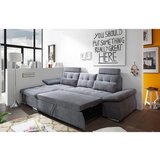 MID.YOU KOTNA SEDEŽNA GARNITURA, mikrovelur temno siva | Shoptok.si
