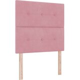 Box Spring Postelja z Vzmetnico Roza 100x200 cm Žamet, (22050706) | Shoptok.si