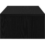  Stalak za monitor s ladicama Crni hrast 50x27x15 cm Konstruirano drvo | shoptok.hr