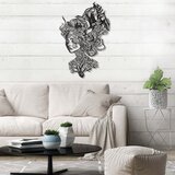 Atelier Del Sofa zidna dekoracija Heart Of Beauty, 47x70 cm 2 mm, Crna Cene