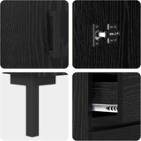  Kreveta Crni hrast 69.5 x 34 x 90 cm Konstruirano drvo | shoptok.hr