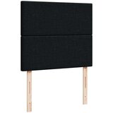 vidaXL Krevet box spring s madracem crni 120 x 190 cm od tkanine Cijene