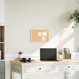  Ploča od pluta s okvirom od punog drva borovine 40x30 cm | shoptok.hr