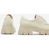 Resti Women's light beige lacquered lace-up shoes Ginara - Footwear | Shoptok.si