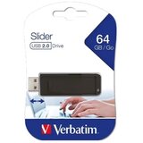  USB memorijski stik 2.0 Verbatim 64GB, crni, Store'n'Go, slider | Eponuda.ba