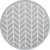 Maison Chic Zunanja Preproga, Rug siva Ø160 cm PP, (22122654) | Shoptok.si