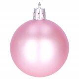  Božićne kuglice 5 cm – set od 30 komada u ružičastoj boji | shoptok.hr