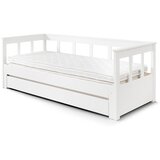 Vipack Bela otroška postelja iz masivnega bora z dodatnim ležiščem in prostorom za shranjevanje 90x200 cm PINO – | Shoptok.si
