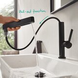 Hansgrohe 76063670 Finoris Click-Clack visoka izvlečna armatura za umivalnik | Shoptok.si