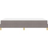 Box Postelja z vzmetnico Taupe in Rjava 120 x 190 cm | Shoptok.si