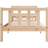 vidaXL Okvir kreveta bez madraca 90 x 190 cm od masivne borovine | shoptok.hr
