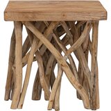  Stolić za kavu od cjepanica 40 x 40 x 40 cm reciklirano drvo | shoptok.hr