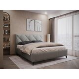 MID.YOU OBLAZINJENA POSTELJA 180 cm x 200 cm , tekstil temno siva | Shoptok.si