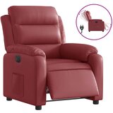 Maison Chic Električni naslanjač - Relax naslanjač vinsko rdeče umetno usnje, (22062177) | Shoptok.si