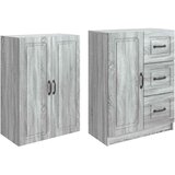  Set ormara 2 kom. Siva Sonoma Konstruirano drvo 66 x 34,5 x 87 cm | shoptok.hr