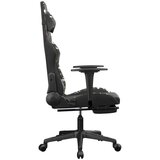  Masažni gaming stol z oporo za noge črn in kamuflažen um. usnje, (21152250) | Shoptok.si