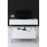 Woody Fashion TV polica Lord White Silver | Eponuda.com