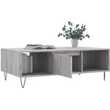  Stolić za kavu siva boja hrasta 104x60x35 cm konstruirano drvo | shoptok.hr