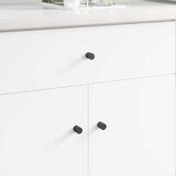  Kabinetski gumb 2 pcs Crna 18 x 23 mm Željezo | shoptok.hr