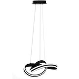 Toolight Moderna LED stropna svjetiljka + pilot App817-CP crna | shoptok.hr
