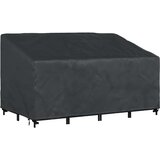  Pokrivač za vrtnu klupu Crna 160 x 100 x 61 / 89 cm 600D tkanina | shoptok.hr