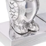vidaXL držač za Knjige Set od 2 Srebrna Aluminij 7 x 9 x 11 cm | shoptok.hr