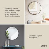 Umbra Stensko ogledalo ø 94 cm Hub – | Shoptok.si
