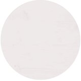  Ploča za stol bijela Ø 50 x 2,5 cm od masivne borovine | shoptok.hr