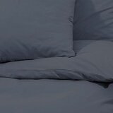  Set posteljine za poplun antracit 155x220 cm lagana mikrovlakna | shoptok.hr