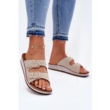 Inblu Comfortable Women's Slippers Beige | shoptok.hr
