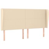  Uzglavlje s ušima krem 183x23x118/128 cm od tkanine | shoptok.hr