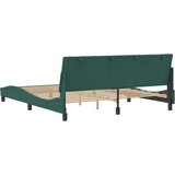  Okvir za krevet s uzglavljem tamnozeleni 180x200 cm baršunasti | shoptok.hr