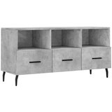 TV ormarić boja betona 102 x 36 x 50 cm od konstruiranog drva | shoptok.hr