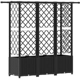  Povišeni krevet s mrežom i krovom Crna 163,5 x 40 x 138 cm PP | shoptok.hr