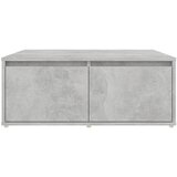  Stolić za kavu siva boja betona 80 x 80 x 31 cm od iverice | Eponuda.com