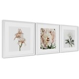 Styler Tiskane slike u setu 3 kom s okvirom 30x30 cm Posy – | shoptok.hr