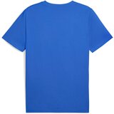 Puma Tehnička sportska majica 'Ess No.1' plava / bijela | shoptok.hr