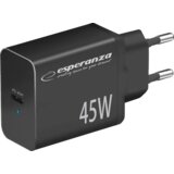  USB punjač Type-C ESPERANZA QUICK POWER CHARGER 45W USB-C PD 45W BLACK, EZC108K | Eponuda.ba