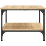  Stolić za kavu boja hrasta 55x55x40 cm konstruirano drvo Smeđa 55 x 55 x 40 cm | shoptok.hr