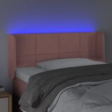  LED uzglavlje ružičasto 103x16x78/88 cm baršunasto | shoptok.hr