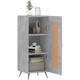  Komoda siva boja betona 34,5x34x90 cm od konstruiranog drva | shoptok.hr