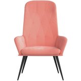  Stol za sproščanje roza žamet, (20934522) | Shoptok.si
