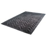 Kayoom RAVNO TKANA PREPROGA 120/170 cm taftano antracit, siva | Shoptok.si