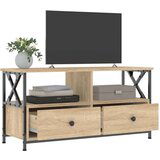 TV ormarić boja hrasta sonome 90 x 33 x 45 cm od drva i željeza - sonoma hrast 1 90 cm | shoptok.hr